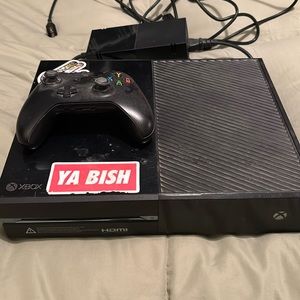 Xbox One with Controller. May need new power cable.